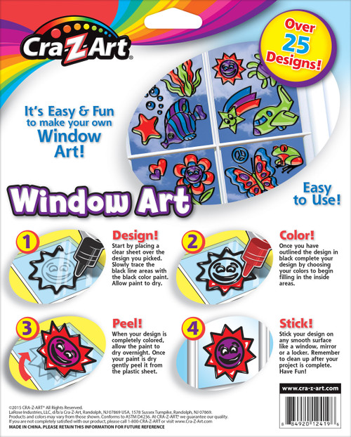 4 Pack Cra-Z-Art Window Art Kit124194