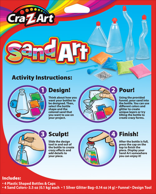 4 Pack - Cra-Z-Art Sand Art Kit-Makes 4 - 124044
