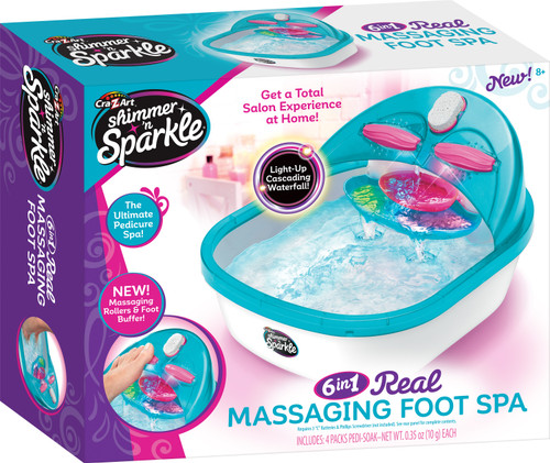 2 Pack Cra-Z-Art Shimmer 'N Sparkle 6-in-1 Massaging Foot Spa175802