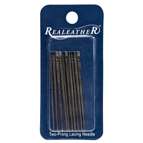 Realeather(R) Crafts Two-Prong Lacing Needle 10/PkgBN119010 - 870192008708