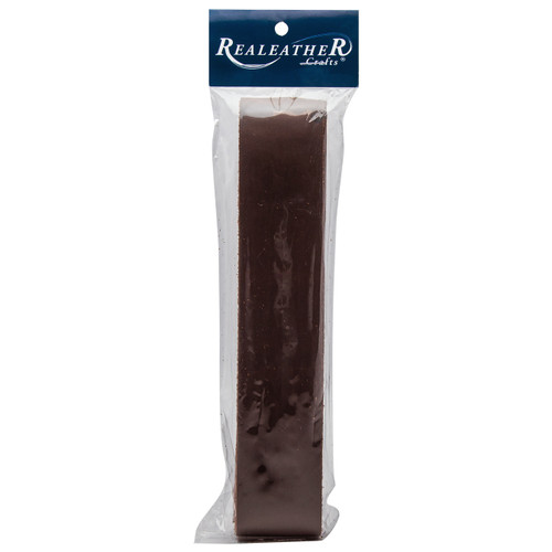 Realeather(R) Crafts Leather Strip 1.5"X42"-Brown - SS15042L-02 - 870192008043