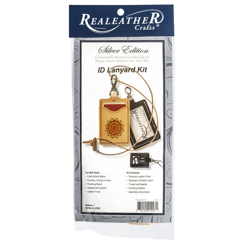 Realeather(R) Crafts Silver Edition ID Lanyard KitC4591-00 - 870192012231