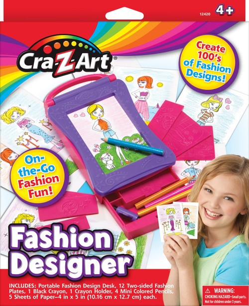 4 Pack - Cra-Z-Art Fashion Designer Kit- - 12420N4 - 884920124202