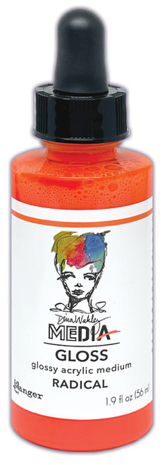 3 Pack - Dina Wakley MEdia Gloss 1.9oz-Radical - MDO8-82927 - 789541082927