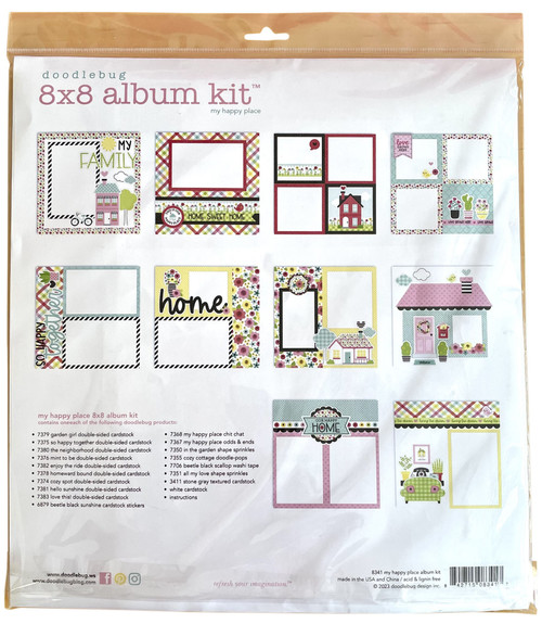 Doodlebug Album Kit-My Happy Place DB8341