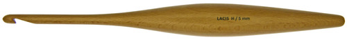 Lacis Ergonomic Hardwood Crochet Hook 7"-Size H8/5mm TT95-H