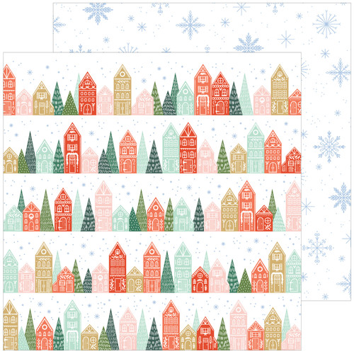 25 Pack Holiday Dreams Double-Sided Cardstock 12"X12"-Joy To The World PFHD12-14423 - 736952882110