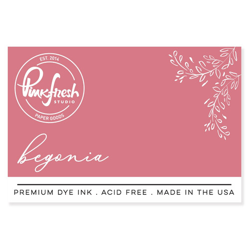 2 Pack Pinkfresh Studio Premium Dye Ink Pad-Begonia PFDI-068 - 736952881380