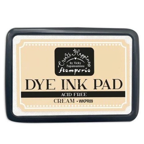 3 Pack Stamperia Dye Ink Pad-Cream WKPR-09 - 5993110026471