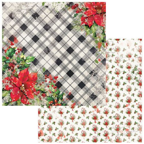20 Pack Christmas Spectacular Double-Sided Cardstock 12"X12"-Homespun 49CS12-24159 - 786724924159
