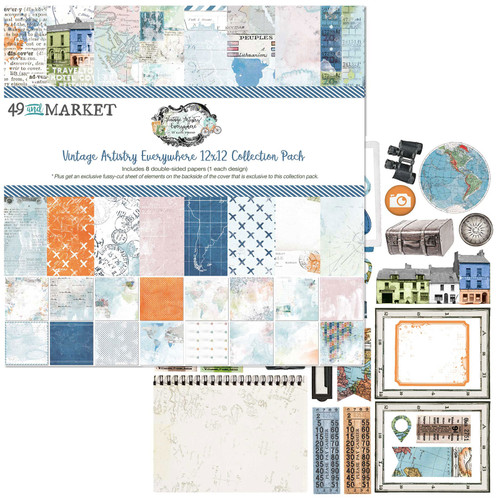 49 And Market Collection Pack 12"X12"-Vintage Artistry Everywhere VAE40605