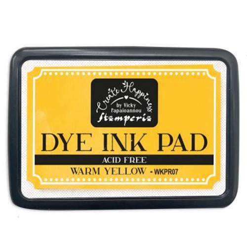 Stamperia Dye Ink Pad-Warm Yellow WKPR-07 - 5993110026457