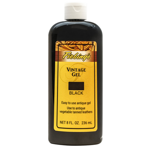 Fiebings Vintage Gel 8oz-Antique Black F2205-01 - 025784435015