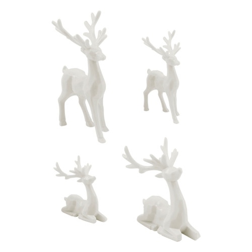 Tim Holtz Idea-Ology Salvaged Reindeer-4/Pkg - TH94360 Tim Holtz Idea-Ology Salvaged Reindeer-4/Pkg - TH94360