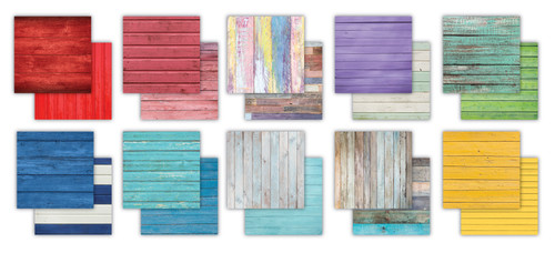 Craft Consortium Double-Sided Paper Pad 8"X8" 30/Pkg-Beach Hut, 20 Designs - EPAD028E