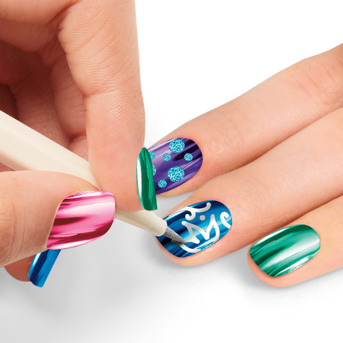 Cra-Z-Art Shimmer 'N Sparkle Metallic Rainbow Nail Art Kit- - 655404 Cra-Z-Art Shimmer 'N Sparkle Metallic Rainbow Nail Art Kit- - 655404