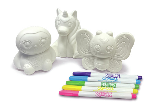 Cra-Z-Art Shimmer 'N Sparkle Color Your Own Squeezie Fun- - 655864