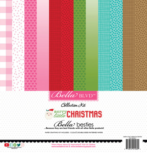 Bella Blvd Besties Collection Kit 12"X12"-Merry Little Christmas BB2841 - 819812015894