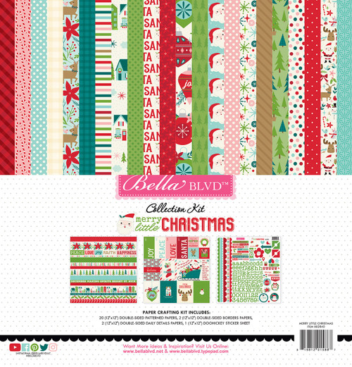 Bella Blvd Collection Kit 12"X12"-Merry Little Christmas BB2840 - 819812015887