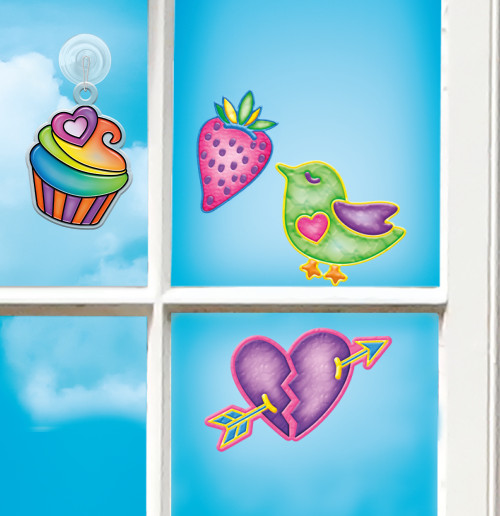 Cra-Z-Art Shimmer 'N Sparkle Color Changing Window Art Kit179854