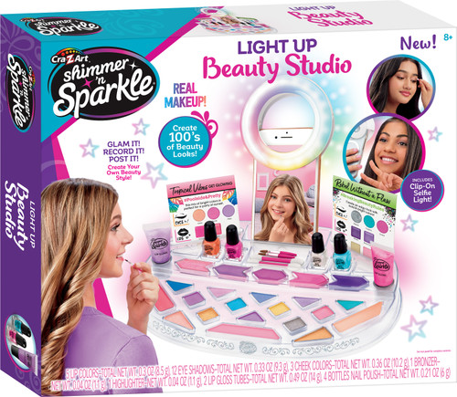 Cra-Z-Art Shimmer 'N Sparkle Light Up Beauty Studio- - 173462