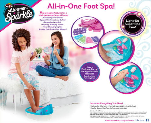 Cra-Z-Art Shimmer 'N Sparkle 6-in-1 Massaging Foot Spa175802