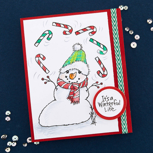 Stampendous Clear Stamp Set-FransFormer Snowy Friends STP218