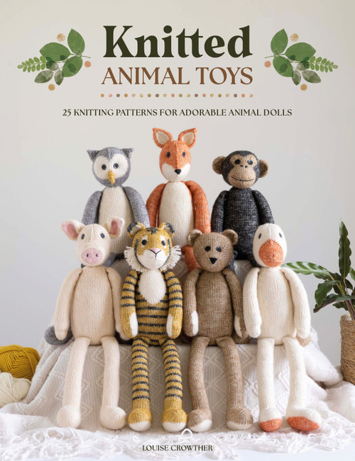 David & Charles Books-Knitted Animal Toys DC-10083 - 9781446310083