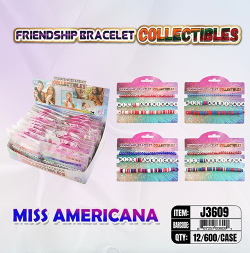 Collectible Friendship Bracelet-Miss Americana J3609 - 887257836091