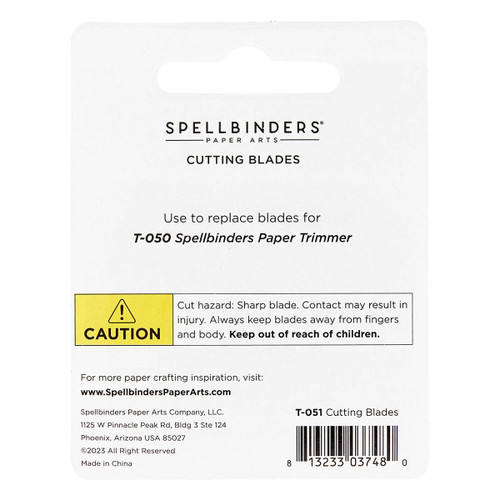 3 Pack Spellbinders Replacement Cutting BladesST051