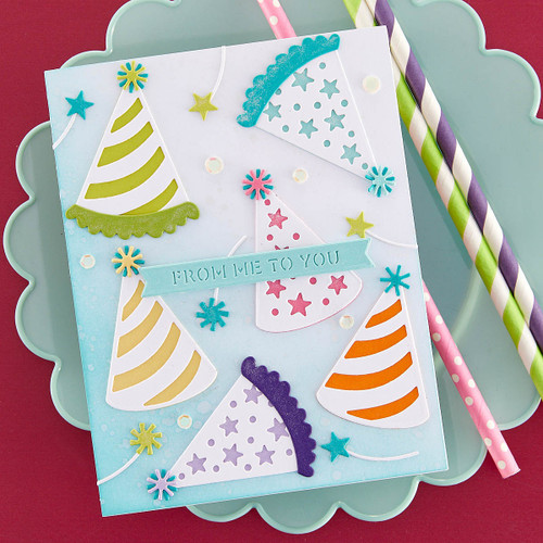Spellbinders Etched Dies By Suzanne Hue-Birthday Wreath Add-Ons S5600
