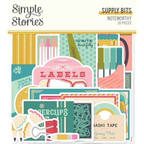 Noteworthy Bits & Pieces Die-Cuts 39/Pkg-Supply - NTW21321 - 810112387162