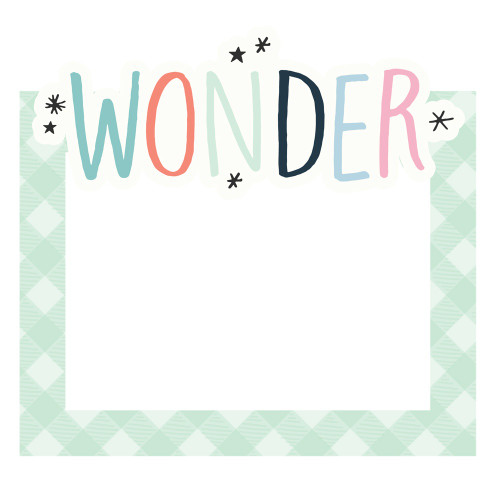 Winter Wonder Chipboard Frames-6/Pkg - WNW21224 Winter Wonder Chipboard Frames-6/Pkg - WNW21224