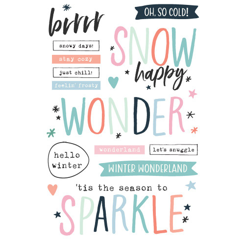 Simple Stories Sticker Book 12/Sheets-Winter Wonder - WNW21223 Simple Stories Sticker Book 12/Sheets-Winter Wonder - WNW21223