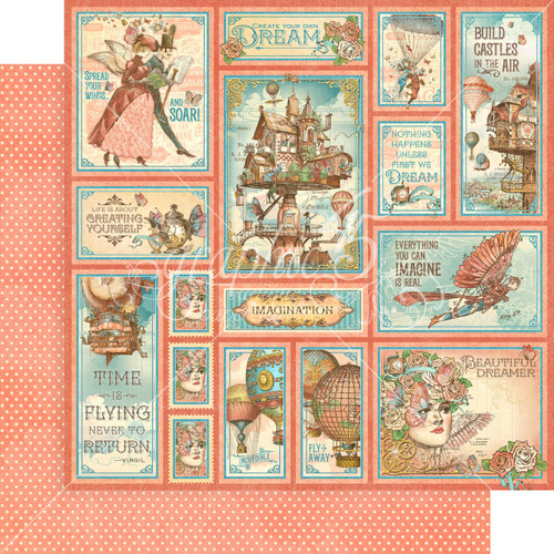 Graphic 45 Collector's Edition Pack 8"X8"-Imagine - G4502723 Graphic 45 Collector's Edition Pack 8"X8"-Imagine - G4502723