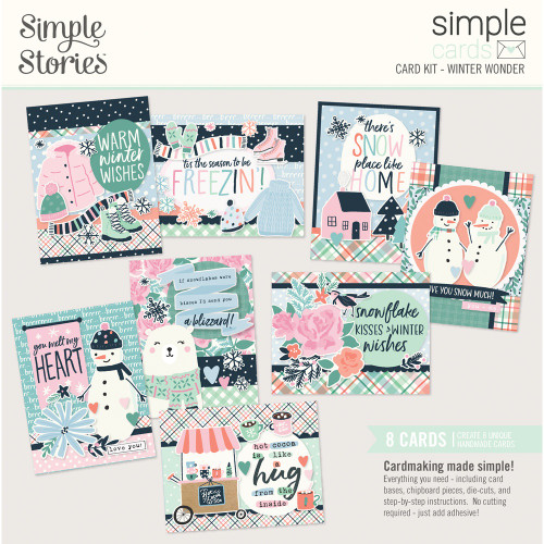 Simple Stories Simple Cards Card Kit-Winter Wonder WNW21231 - 810112386226
