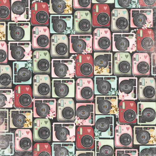 25 Pack Simple Vintage Love Story Double-Sided Cardstock 12"X12"-Unforgettable VLO12-21408
