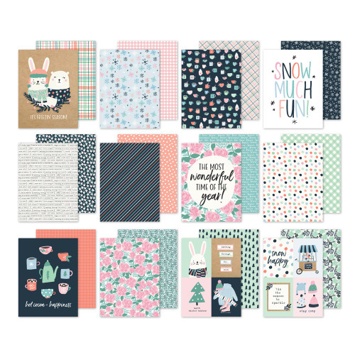 2 Pack Simple Stories Double-Sided Paper Pad 6"X8" 24/Pkg-Winter Wonder WNW21215