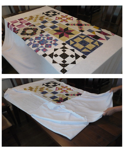 Prop-It Quilter's Design Wall Curtain 60"X108"-White - 1425 Prop-It Quilter's Design Wall Curtain 60"X108"-White - 1425