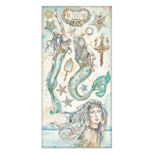 Stamperia Collectables Double-Sided Paper 6"X12" 10/Pkg-Songs Of The Sea, 10 Designs/1 Each SBBV25