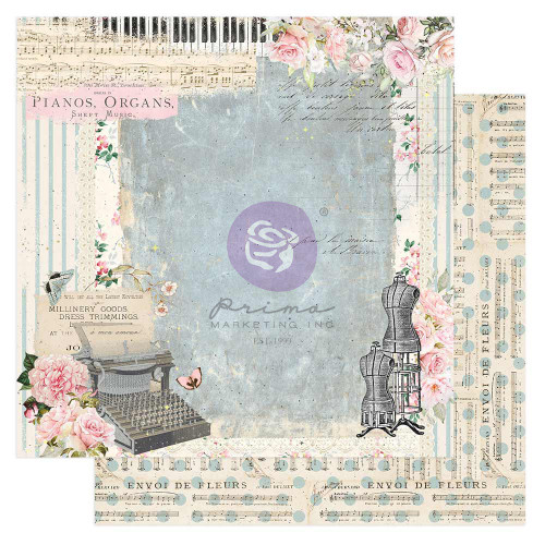 10 Pack French Blue By Frank Garcia Double-Sided Cardstock 12"X12"-To My Love FGFB12-99728 - 655350999728