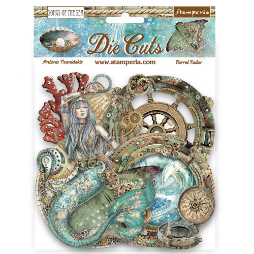 Stamperia Die-Cuts-Songs Of The Sea Creatures DFLDC84 - 5993110030348