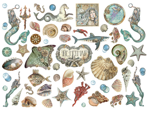 Stamperia Die-Cuts-Songs Of The Sea Creatures - DFLDC84