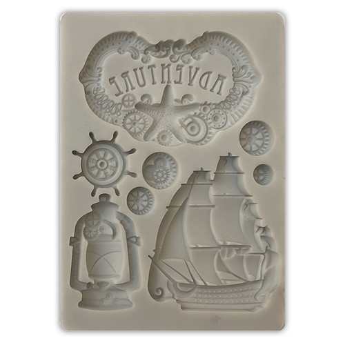 Stamperia Silicone Mould A6-Songs Of The Sea Adventure - KACM20 - 5993110030546