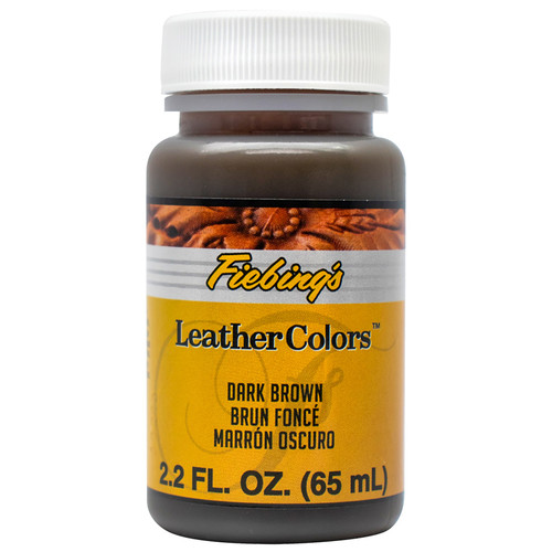 Fiebings Leather Dye 2oz-Dark Brown - F2120-2 - 025784520285