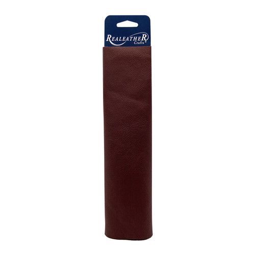 Realeather(R) Crafts Premium Leather Trim 8.5"X11"-Oxblood - C0811P-0110 - 870192014860