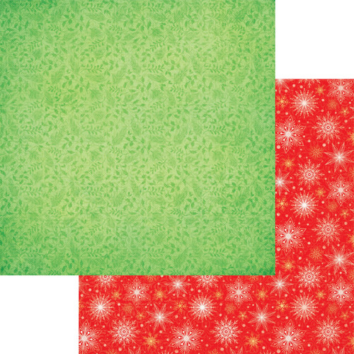 Elizabeth Crafts Double-Sided Cardstock Pack 12"X12"-Holly Jolly Christmas ECC018