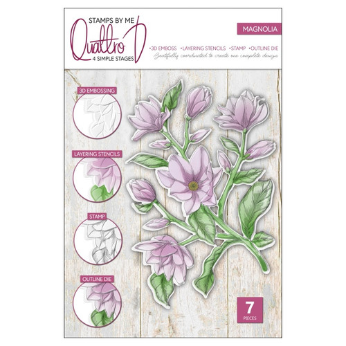 Stamps By Me Quattro D Set-Magnolia 100622B - 5056406008190