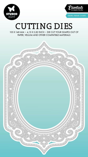 Studio Light Essentials Cutting Dies-Nr. 714, Swirl Frame Shape - LESCD714 - 8713943146460 Studio Light Essentials Cutting Dies-Nr. 714, Swirl Frame Shape - LESCD714 - 8713943146460