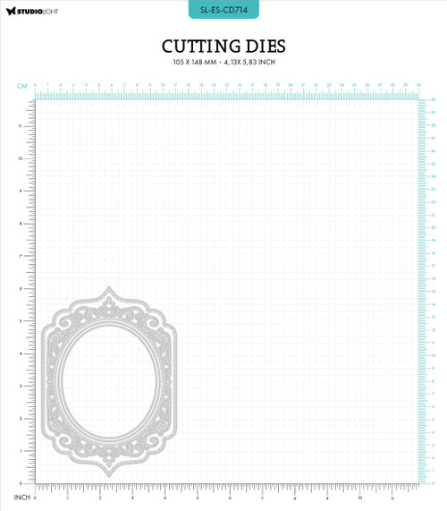 Studio Light Essentials Cutting Dies-Nr. 714, Swirl Frame Shape - LESCD714 Studio Light Essentials Cutting Dies-Nr. 714, Swirl Frame Shape - LESCD714